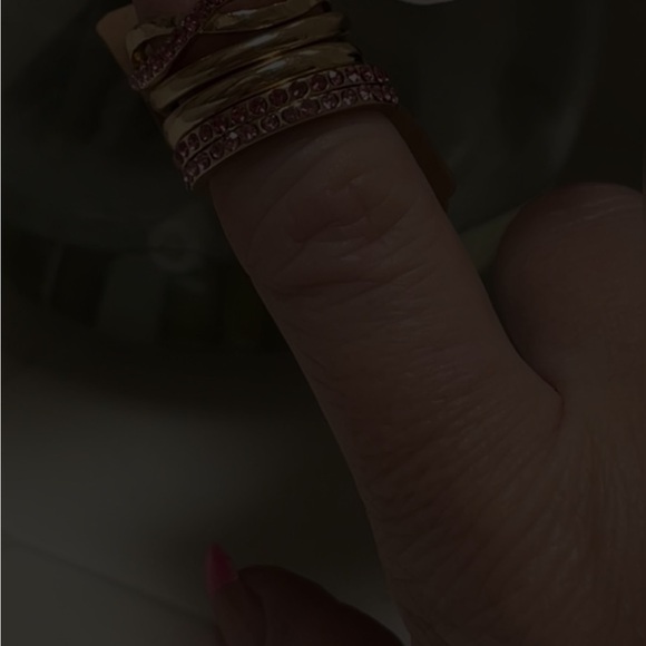 Kay Sterling Silver Garnet Ring Intricate Design Red Gemstones Band size 6 - Picture 3 of 9